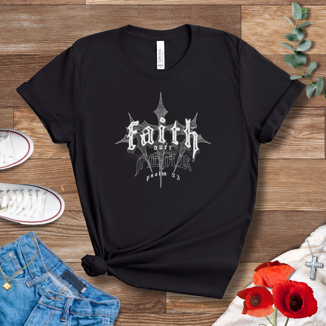 Faith Over Fear Psalm 23 T-shirt